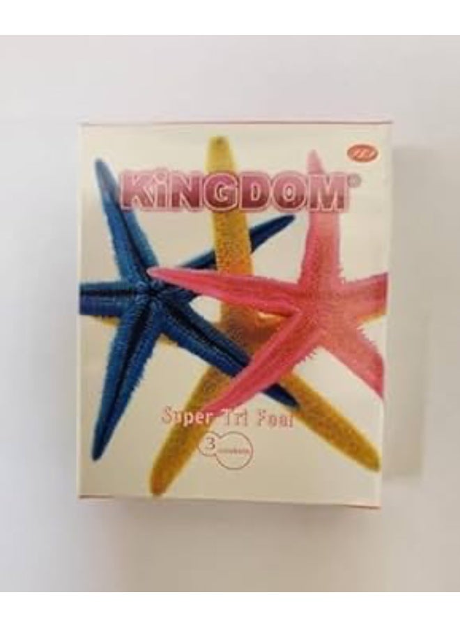 كينج دوم 3واقى ذكرى سوبر ترى فيل Kingdom Super Tree Elephant Condom, 3 Pack